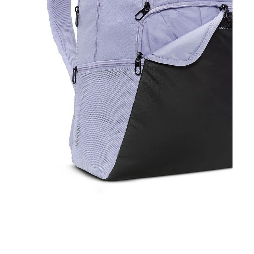 Nike Brasilia Backpack XL Lilac Purple Black School Gym Bag DM3975-533 NEW